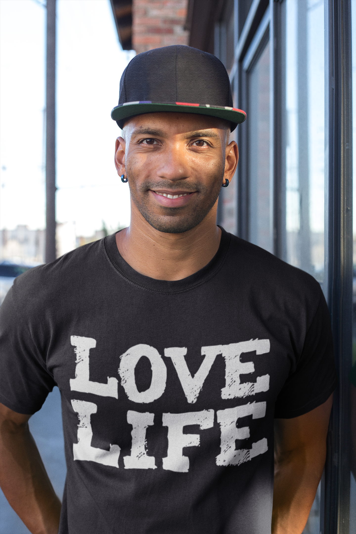 Love Life T-shirt - Black — Save One
